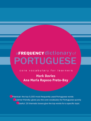 cover image of A Frequency Dictionary of Portuguese